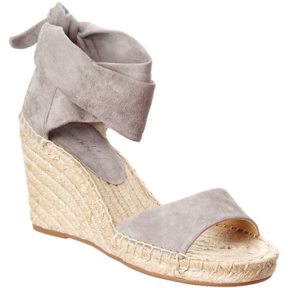 suede wedge espadrilles